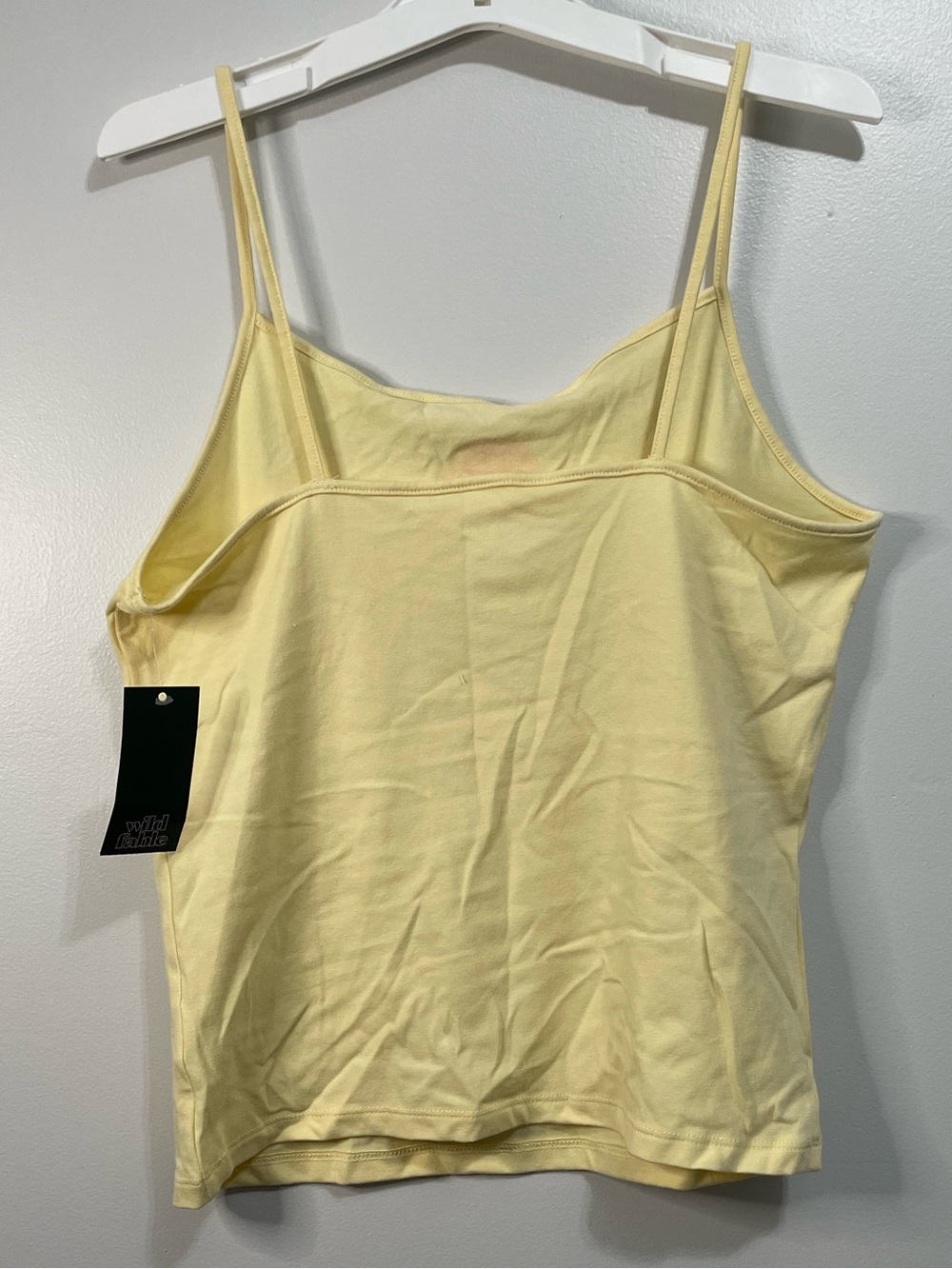 wild fable Pale Yellow Spaghetti-Strap Tank with Burger Graphic - Picture 3 of 4